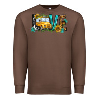 Chestnut school bus love Premium Sweatshirt - NancyCooperArtShop