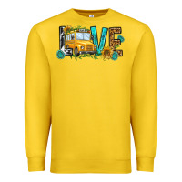 Lemon school bus love Premium Sweatshirt - NancyCooperArtShop