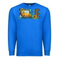 True Royal school bus love Premium Sweatshirt - NancyCooperArtShop