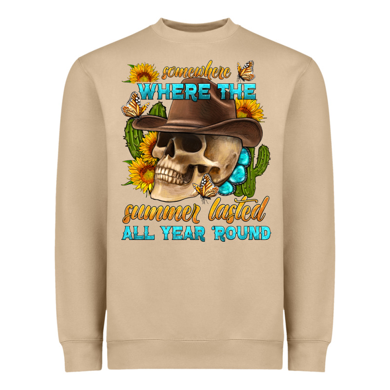 Somewhere Where The Summer Lasted All Year 'round Heavyweight Sweatshirt by HRA Design Shop | Teevron