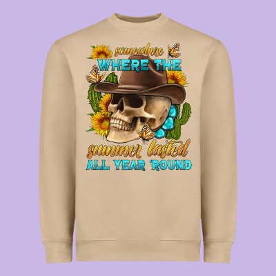 Somewhere Where The Summer Lasted All Year 'round Heavyweight Sweatshirt Designed By Hra Design Shop