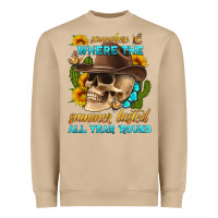 Mushroom somewhere where the summer lasted all year 'round Heavyweight Sweatshirt - HRA Design Shop