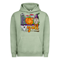 Pigment Oil Green Boo Y'all Urban Hoodie - texasbilliewilder