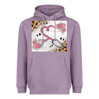 Lavender customized leopard floral nurse Heavyweight Hoodie - MaliasSmallBusiness
