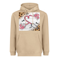 Mushroom customized leopard floral nurse Heavyweight Hoodie - MaliasSmallBusiness