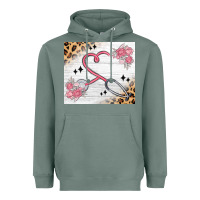 Sage customized leopard floral nurse Heavyweight Hoodie - MaliasSmallBusiness
