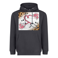 Smoke customized leopard floral nurse Heavyweight Hoodie - MaliasSmallBusiness