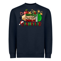 Navy christmas counselor pencil Heavyweight Sweatshirt - FaDigitalArtStudio