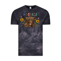 Cloud Black Moorica Vintage Tee - CowhideDigitalArt