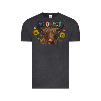 Vintage Black Moorica Vintage Tee - CowhideDigitalArt