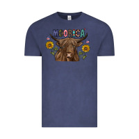 Vintage Denim Moorica Vintage Tee - CowhideDigitalArt