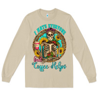 Mushroom i hate everyone but coffee helps western skeleton coffee sunflowers Long Sleeve Tee - Artiststas