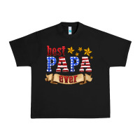 Black best papa ever Urban Heavy Tee - HRA Design Shop