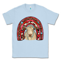 Dusty Blue valentines charolais  rainbow Classic Tee - JahusDesignShop