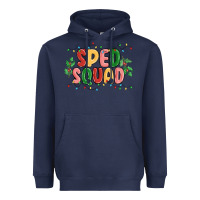 Navy sped squad Heavyweight Hoodie - MaliasSmallBusiness