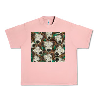 Salmon white Scottish calf Urban Heavy Tee - BarkalooDesign