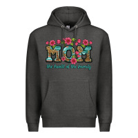 Charcoal Heather mom the heart of the family Premium Hoodie - Artiststas