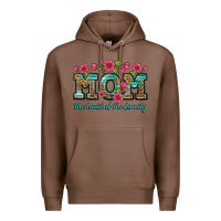 Chestnut mom the heart of the family Premium Hoodie - Artiststas