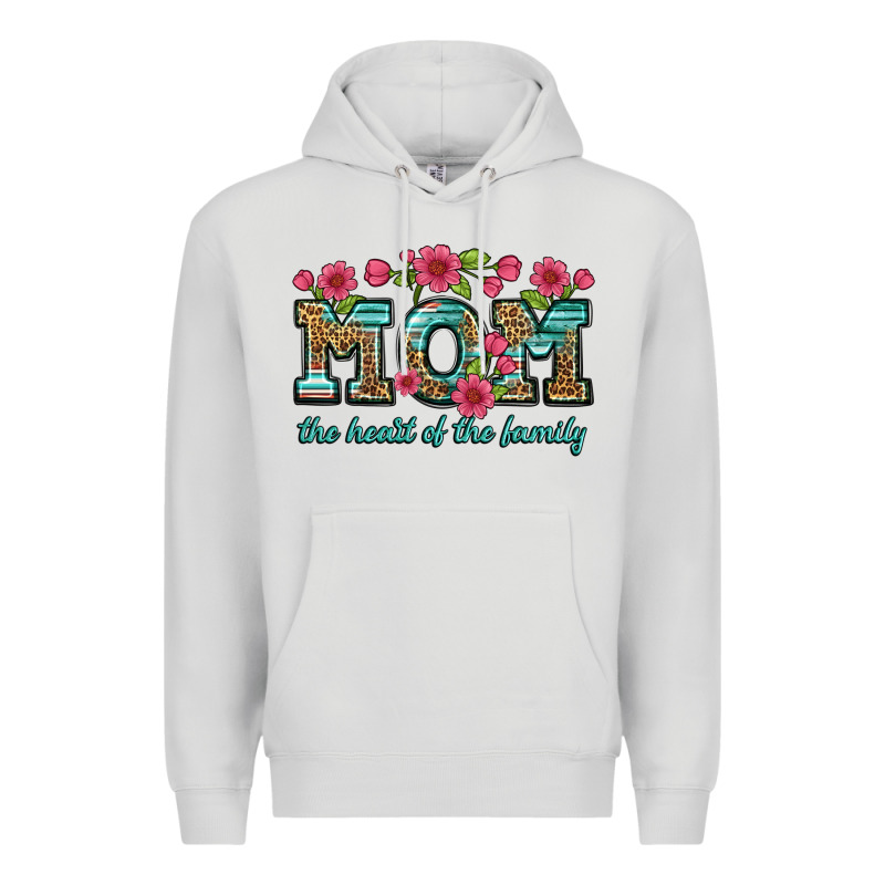 Mom The Heart Of The Family Premium Hoodie by Artiststas | Teevron