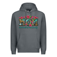 Rock mom the heart of the family Premium Hoodie - Artiststas