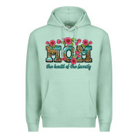 Seafoam mom the heart of the family Premium Hoodie - Artiststas