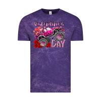 Cloud Purple valentines day monster truck Vintage Tee - RacoonDesign