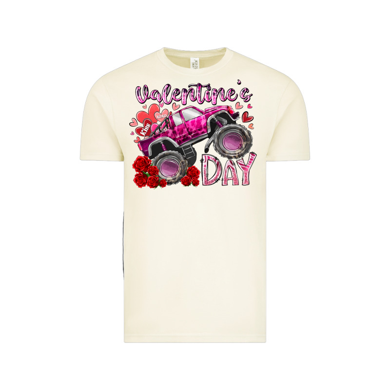 Valentines Day Monster Truck Vintage Tee by RacoonDesign | Teevron