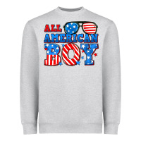 Heather Grey All American boy Heavyweight Sweatshirt - Neo Western