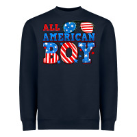 Navy All American boy Heavyweight Sweatshirt - Neo Western