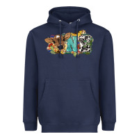 Navy one baby cow Heavyweight Hoodie - NancyCooperArtShop