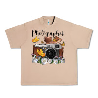 Burro photographer floral butterfly film roll vintage camera Urban Heavy Tee - FaDigitalArtStudio