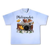Grape Ice photographer floral butterfly film roll vintage camera Urban Heavy Tee - FaDigitalArtStudio