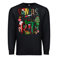 Black santas favorite rt nurse Premium Sweatshirt - MaliasSmallBusiness