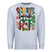 Heather Grey santas favorite rt nurse Premium Sweatshirt - MaliasSmallBusiness
