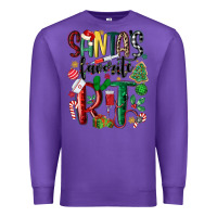 Purple santas favorite rt nurse Premium Sweatshirt - MaliasSmallBusiness