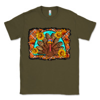 Army Green Thanksgiving Turkey Classic Tee - Artiststas