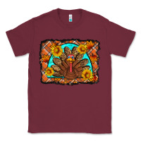 Burgundy Thanksgiving Turkey Classic Tee - Artiststas