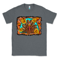Charcoal Heather Thanksgiving Turkey Classic Tee - Artiststas
