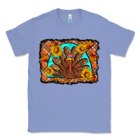 Colony Blue Thanksgiving Turkey Classic Tee - Artiststas