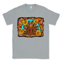 Heather Grey Thanksgiving Turkey Classic Tee - Artiststas