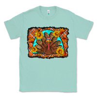 Seafoam Thanksgiving Turkey Classic Tee - Artiststas