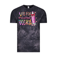 Cloud Black vis for valentine vodka Vintage Tee - RacoonDesign