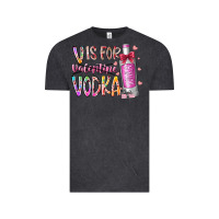 Vintage Black vis for valentine vodka Vintage Tee - RacoonDesign