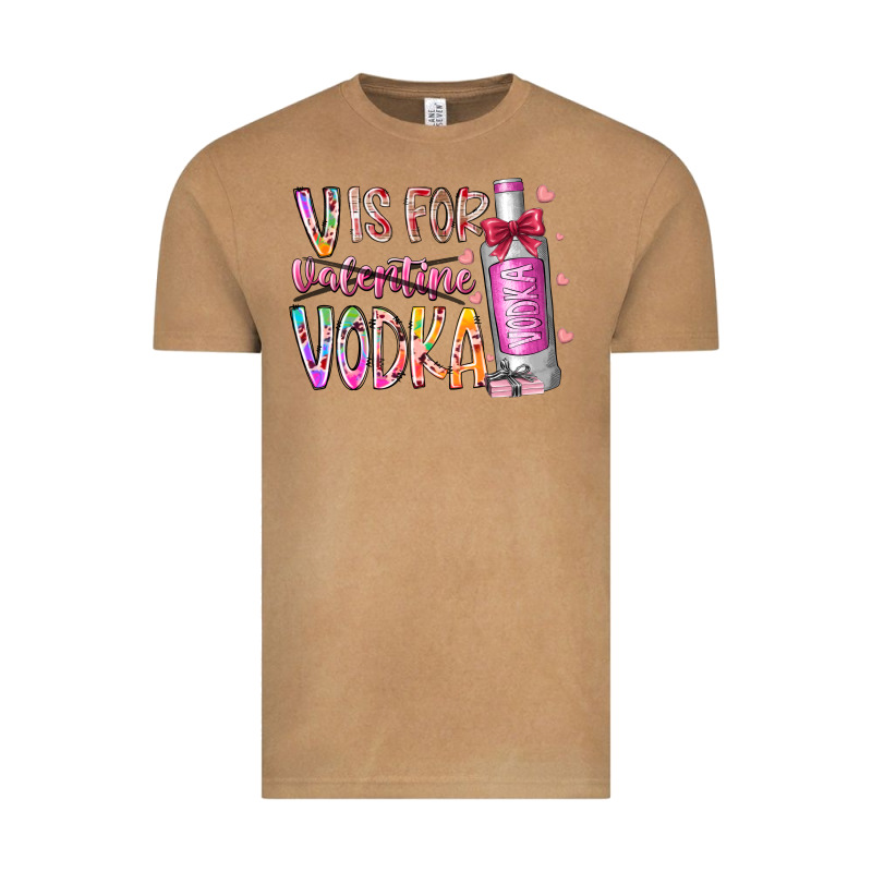 Vis For Valentine Vodka Vintage Tee by RacoonDesign | Teevron