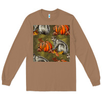 Toasted Coconut squirrel pumpkin seamless Long Sleeve Tee - BundleAndBundleShop