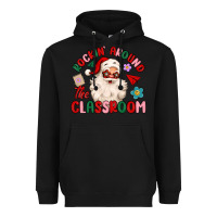 Black rockin around the classroom Heavyweight Hoodie - MaliasSmallBusiness