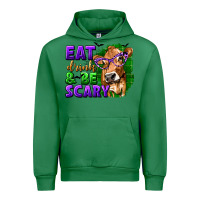 Emerald Eat Drink and Be Scary with Halloween Urban Hoodie - texasbilliewilder