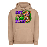 Pigment Burro Eat Drink and Be Scary with Halloween Urban Hoodie - texasbilliewilder
