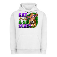 Pigment Lunar Rock Eat Drink and Be Scary with Halloween Urban Hoodie - texasbilliewilder