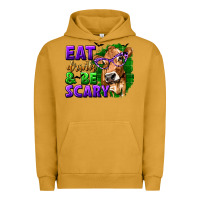 Pigment Peanut Butter Eat Drink and Be Scary with Halloween Urban Hoodie - texasbilliewilder